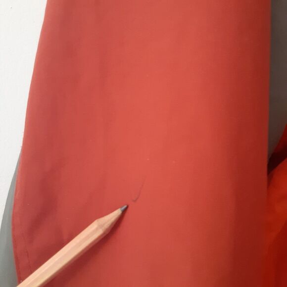 LL Bean Vtg Outdoor Polyester Winter Jacket Orange Gray Men's M OWV93 - Picture 10 of 16